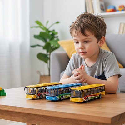 Bus jouet éducatif | Imagination Kids - Monde Enfant