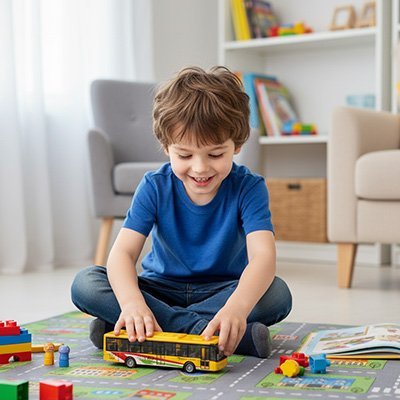 Bus jouet éducatif | Imagination Kids - Monde Enfant