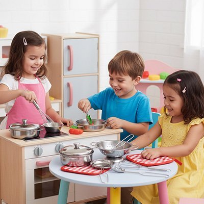 Dinette | Créative Bois Enfant - Monde Enfant