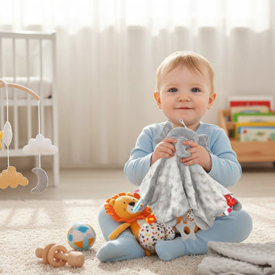 doudou bebe garçon gris elephant