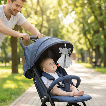 doudou bebe garçon gris papa pousette