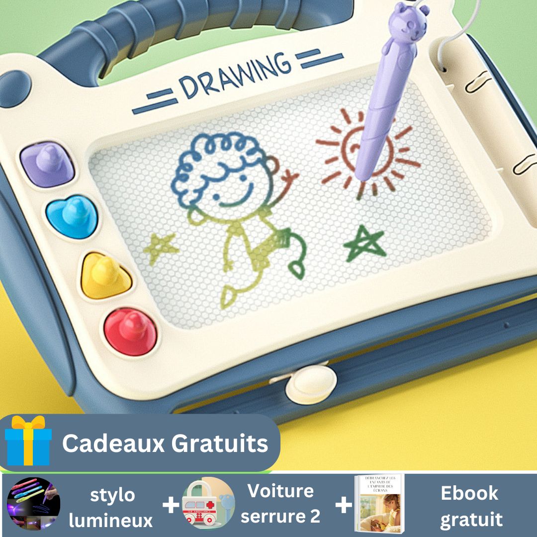 tablette dessin enfant creative  imagination blue